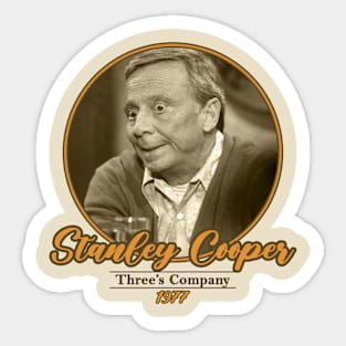 Stanley Roper - Three's Company Sticker